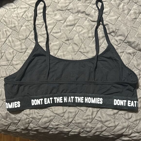 Don’t eat the homies bralette large - Picture 2 of 3